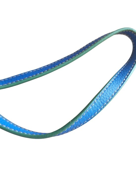 Tignanello Blue Leather Crossbody Purse - Picture 6 of 11